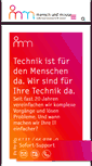 Mobile Screenshot of mensch-und-mouse.de